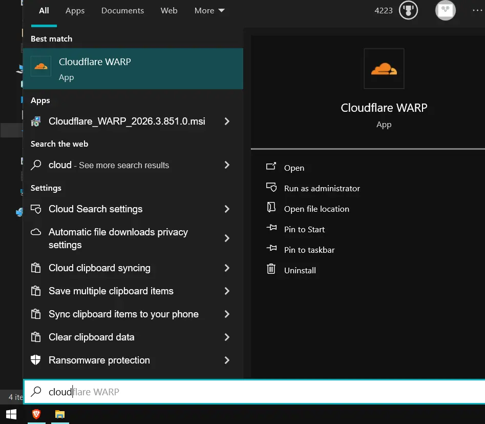 Windows Run App